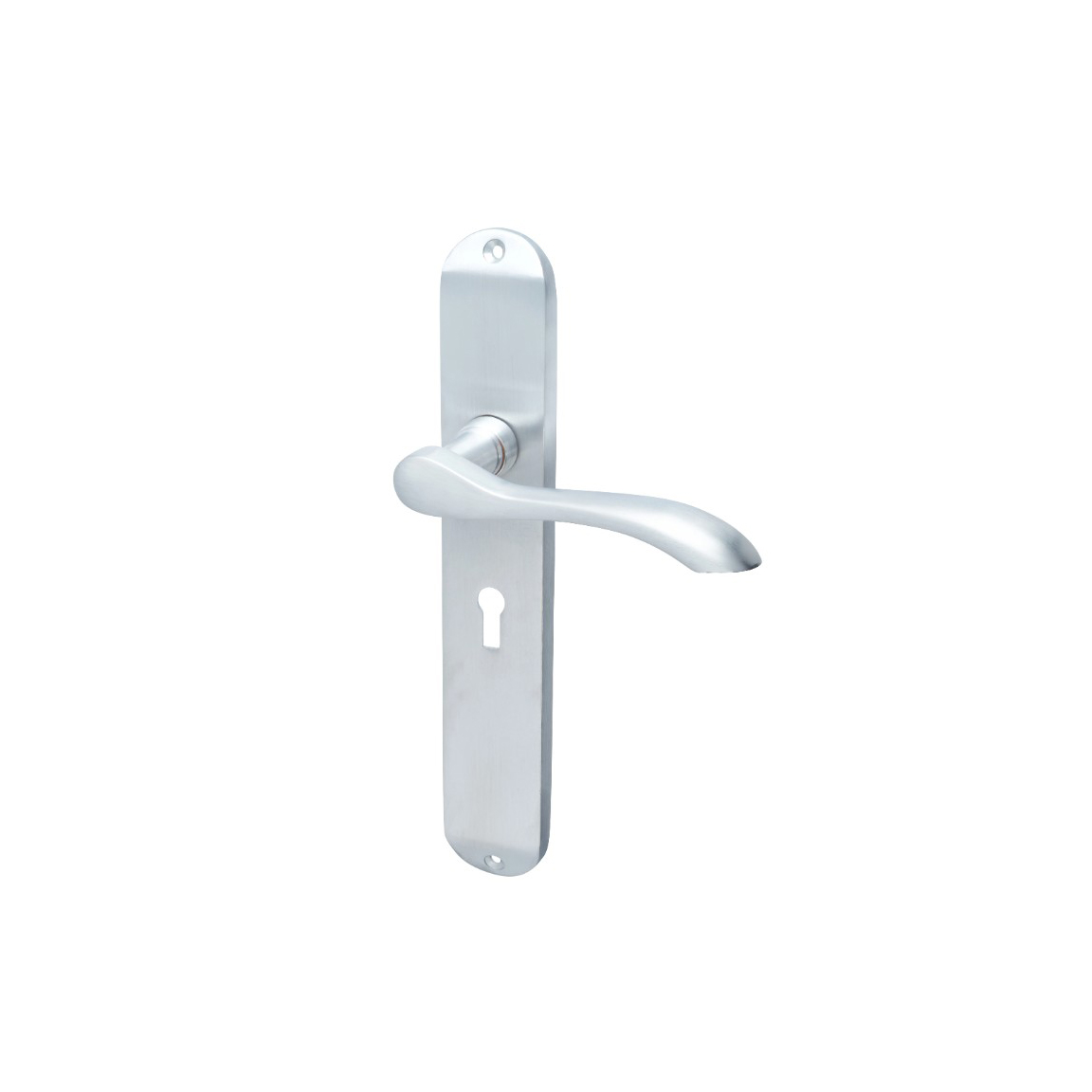 Hampstead-Altea-Lock-Door-Handle-Keyhole-240-x-41mm-Satin-Chrome-735515-IMAGE-1.jpg