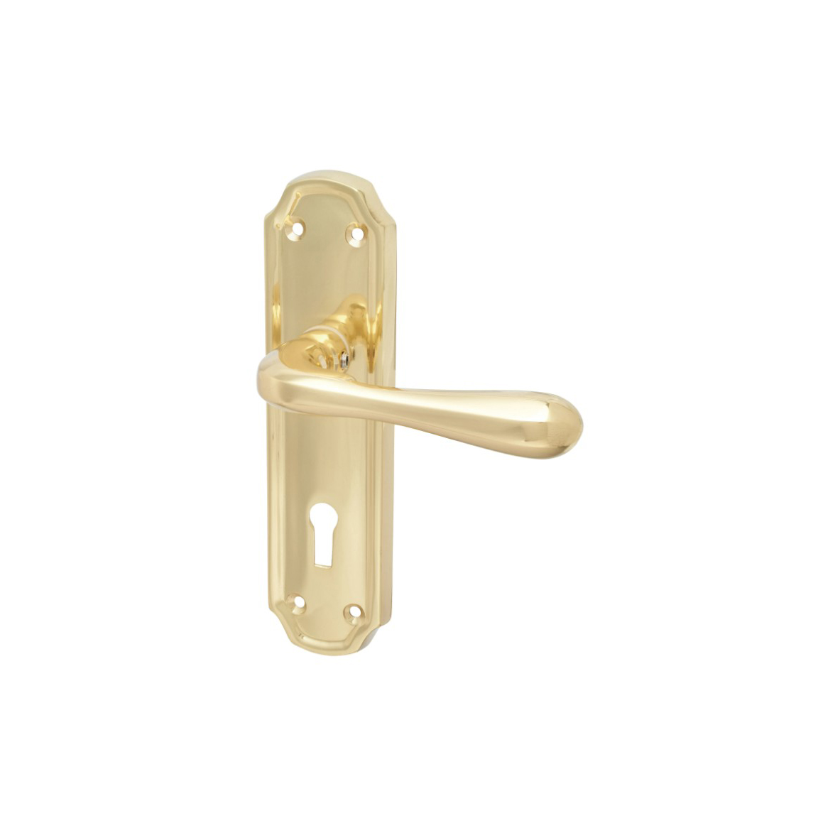 Hampstead-Genoa-Lock-Door-Handle-Keyhole-168-x-45mm-Polished-Brass-IMAGE-1.jpg