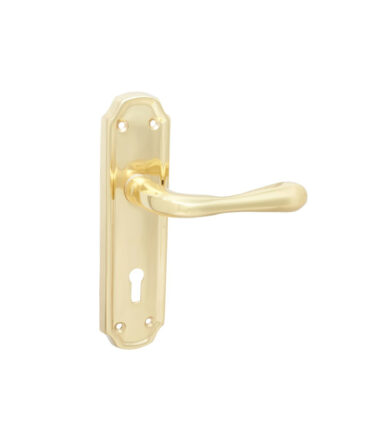 Hampstead-Genoa-Lock-Door-Handle-Keyhole-168-x-45mm-Polished-Brass-IMAGE-3.jpg