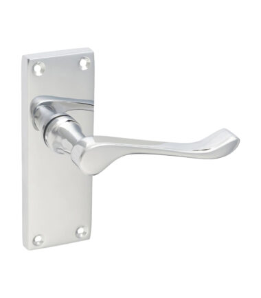 Touchpoint-Victorian-Scroll-Latch-Door-Handle-Short-Plate-118-x-42mm-Polished-Chrome-image-3.jpg