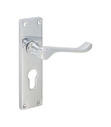 Touchpoint-Victorian-Scroll-Lock-Door-Handle-Euro-155-x-42mm-Polished-Chrome-image-3.jpg