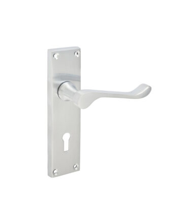 Touchpoint-Victorian-Scroll-Lock-Door-Handle-Keyhole-155-x-42mm-Satin-Chrome-305204-IMAGE-3.jpg