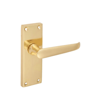 Touchpoint-Victorian-Straight-Latch-Door-Handle-Short-Plate-118-x-42mm-Polished-Brass-465992-IMAGE-3.jpg