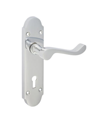 Touchpoint-Victorian-Summer-Lock-Door-Handle-Keyhole-168-x-40mm-Polished-Chrome-image-3.jpg