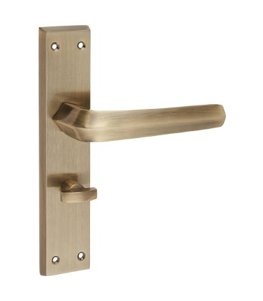 Norley Bathroom Door Handle - 200 x 42mm - Antique Brass ....4