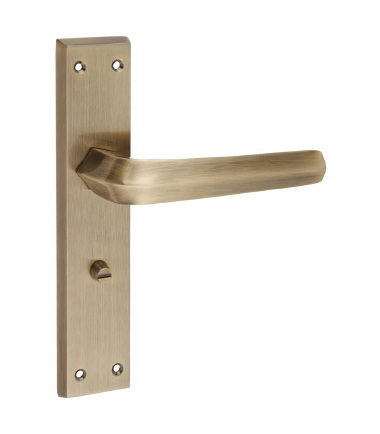 Norley Bathroom Door Handle - 200 x 42mm - Antique Brass ....5