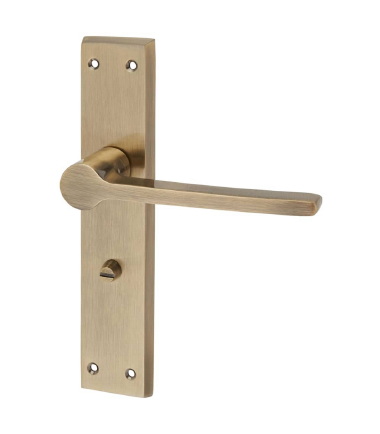 Farley Bathroom Door Handle - 200 x 42mm - Antique Brass ...3