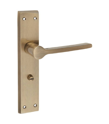Farley Bathroom Door Handle - 200 x 42mm - Antique Brass ....5