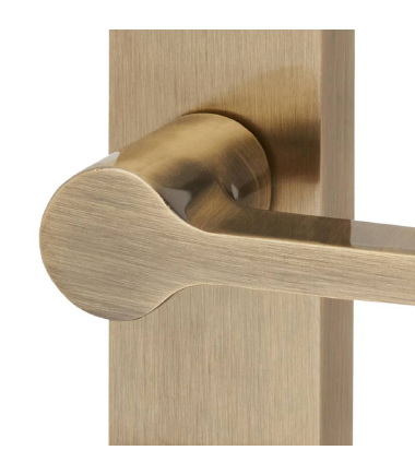 Farley Bathroom Door Handle - 200 x 42mm - Antique Brass ...6