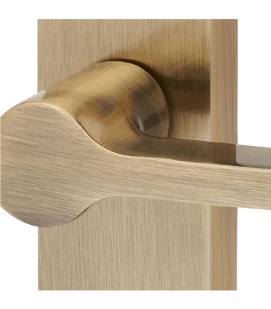Farley Latch Door Handle -200 x 42mm - Antique Brass ....4