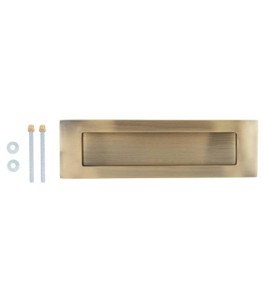 Letter Plate - 254 x 74mm - Antique Brass ....3