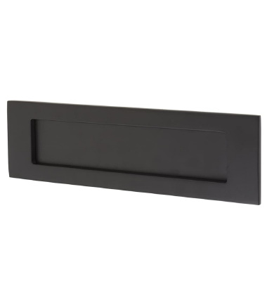Letter Plate - 254 x 74mm - Matt Black