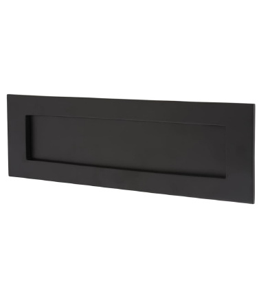 Letter Plate - 359 x 113mm - Matt Black