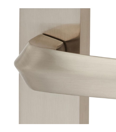 Norley Bathroom Door Handle - 200 x 42mm - Satin Nickel ....6