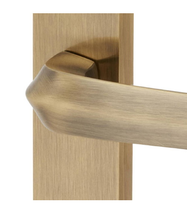Norley Latch Door Handle -200 x 42mm - Antique Brass ...4