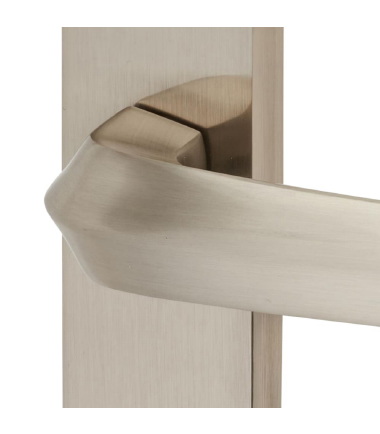 Norley Latch Door Handle - 200 x 42mm - Satin Nickel ....4