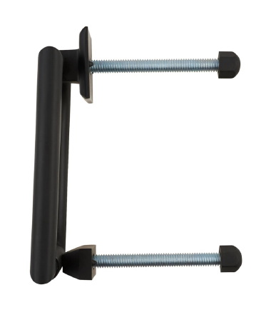 Rectangular Knurled Door Knocker - 145 x 100mm - Matt Black ....2