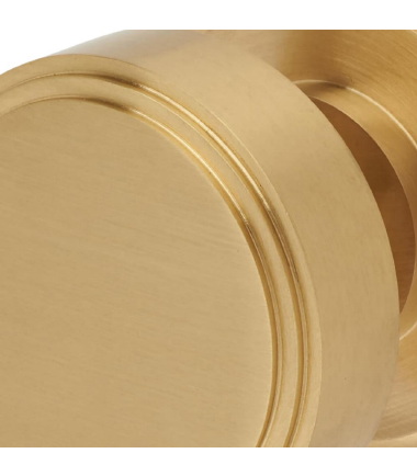 Riley Mortice Door Knob - 62mm Rose Diameter - Satin Brass ....3
