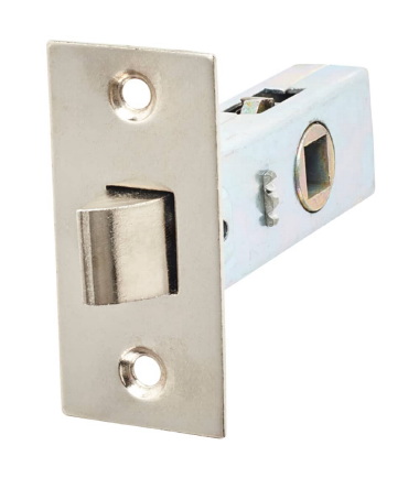 Tubular Latch - 65mm Case - 44mm Backset - Square - Nickel Plated ....5